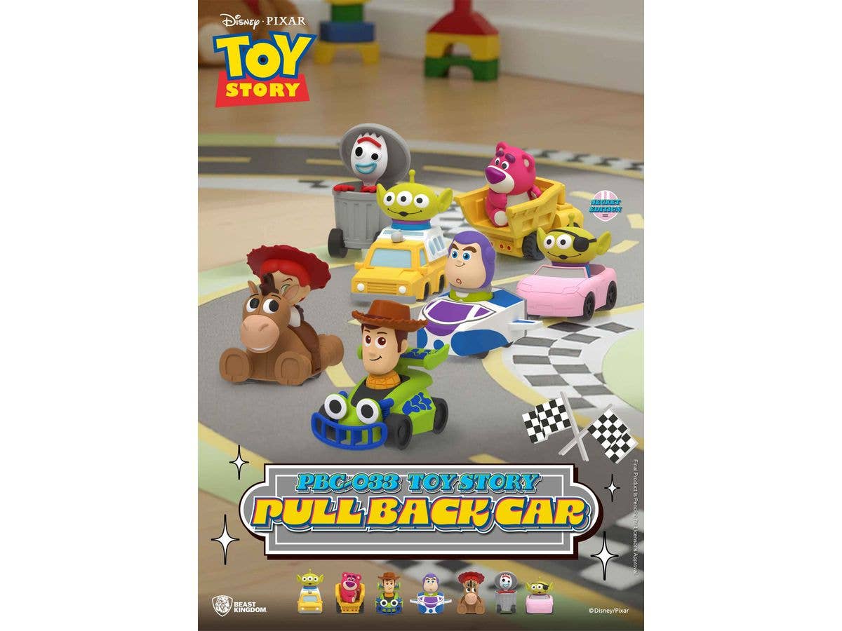 PBC-033 Toy Story Pull Back Car Blind Box Set 1Box 6pcs