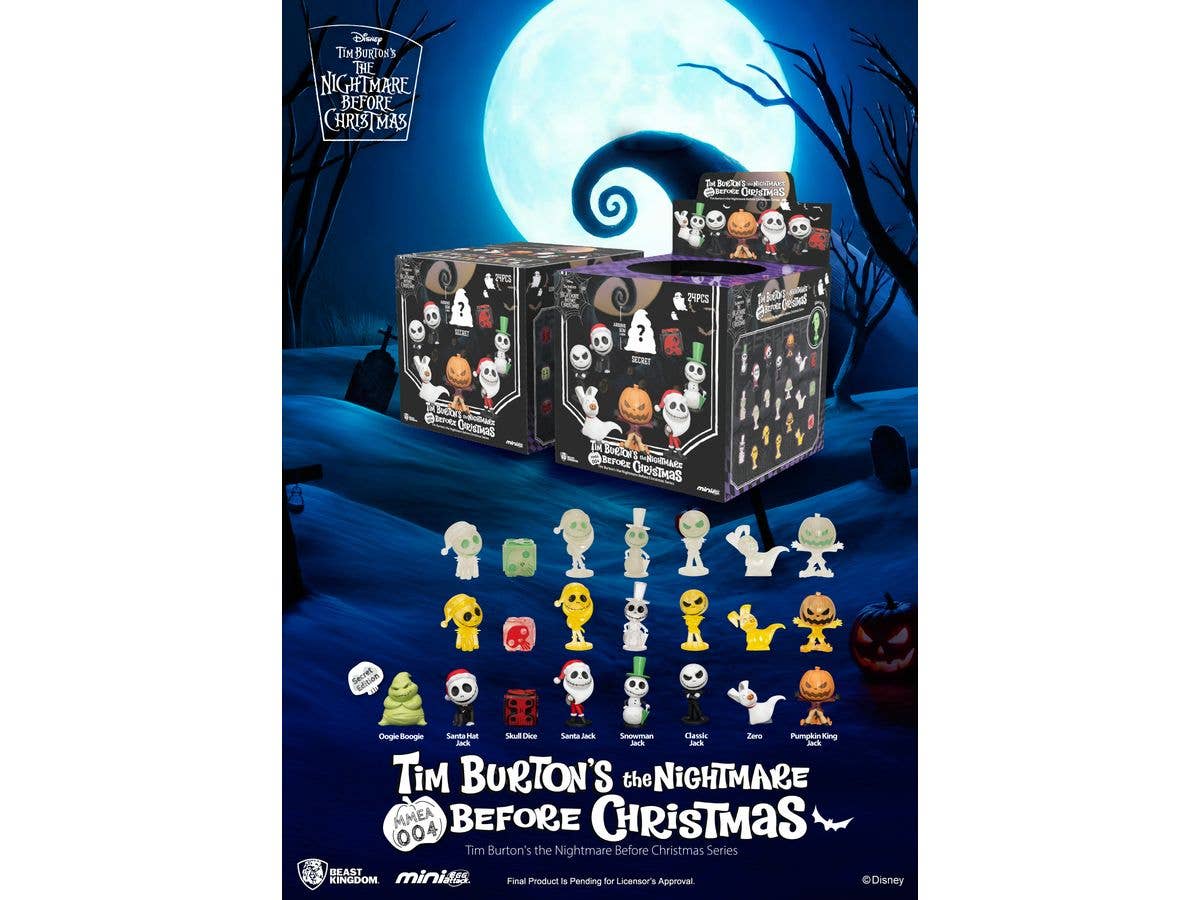 MMEA-004 Tim Burton's the Nightmare Before Christmas Series set 1Box 24pcs