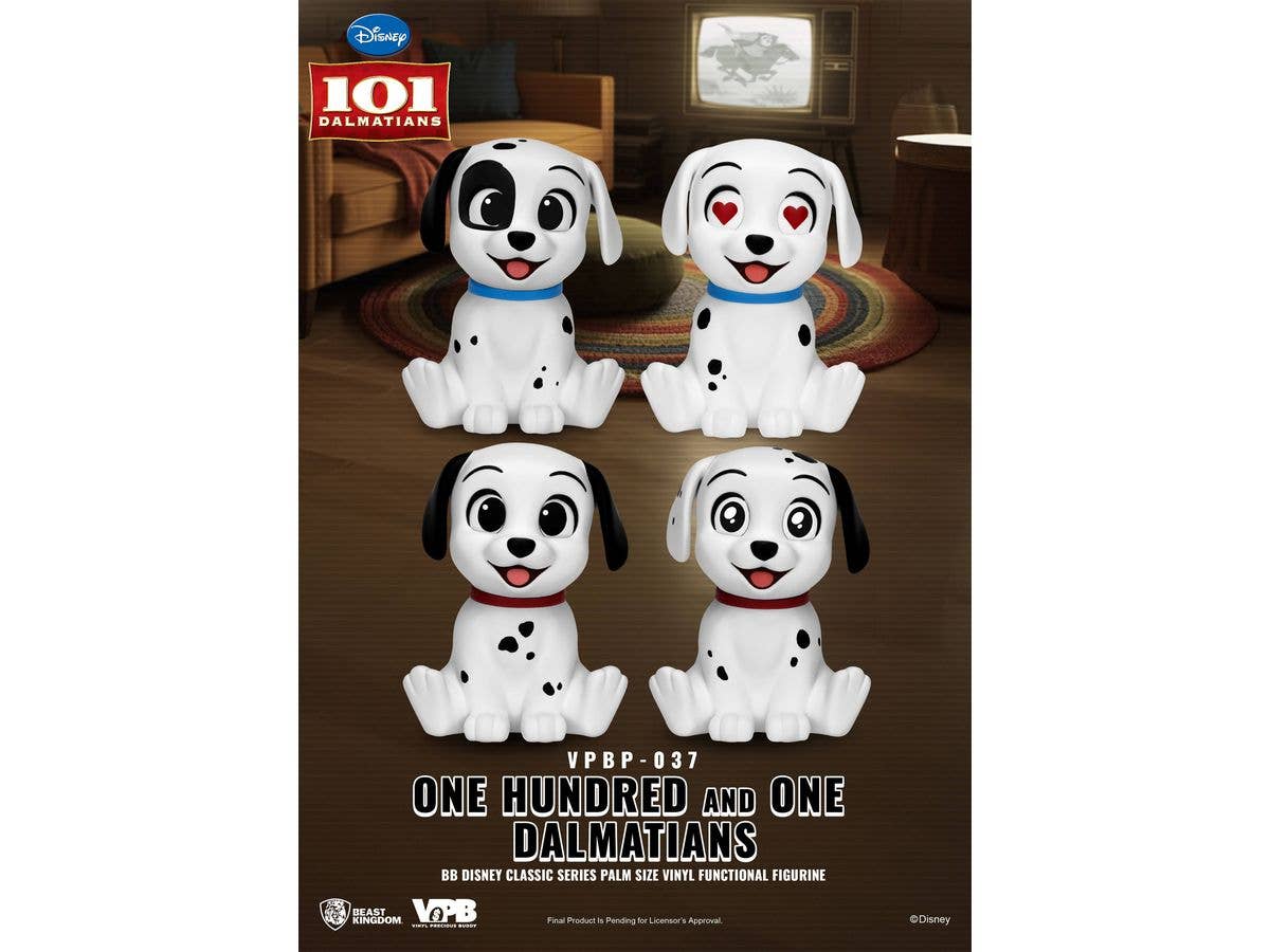 VPBP-037-BB Disney Classic Series One Hundred and One Dalmatians Blind Box 1Box 4pcs