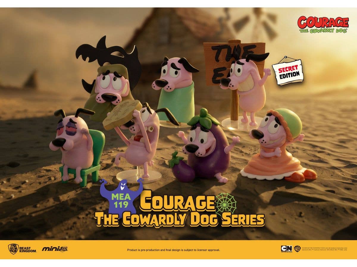 MEA-119 Courage the Cowardly Dog Series Blind box set 1Box 6pcs