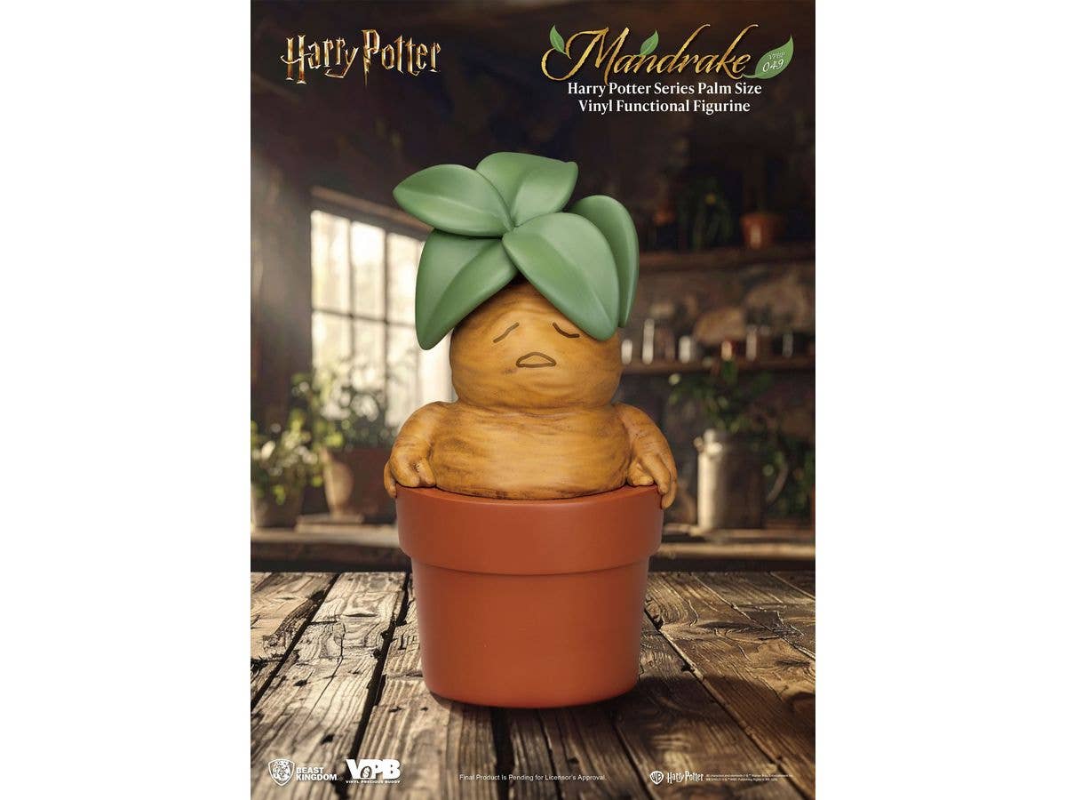 VPBP-049 Harry Potter Series Palm Size Vinyl Functional Figurine: Mandrake