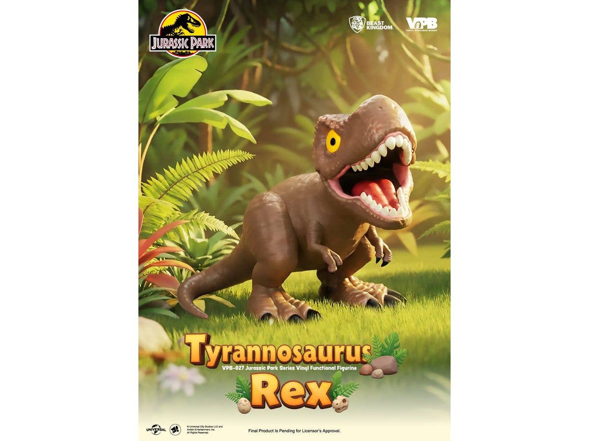 VPB-027 Jurassic Park Series Vinyl Functional Figurine: Tyrannosaurus Rex