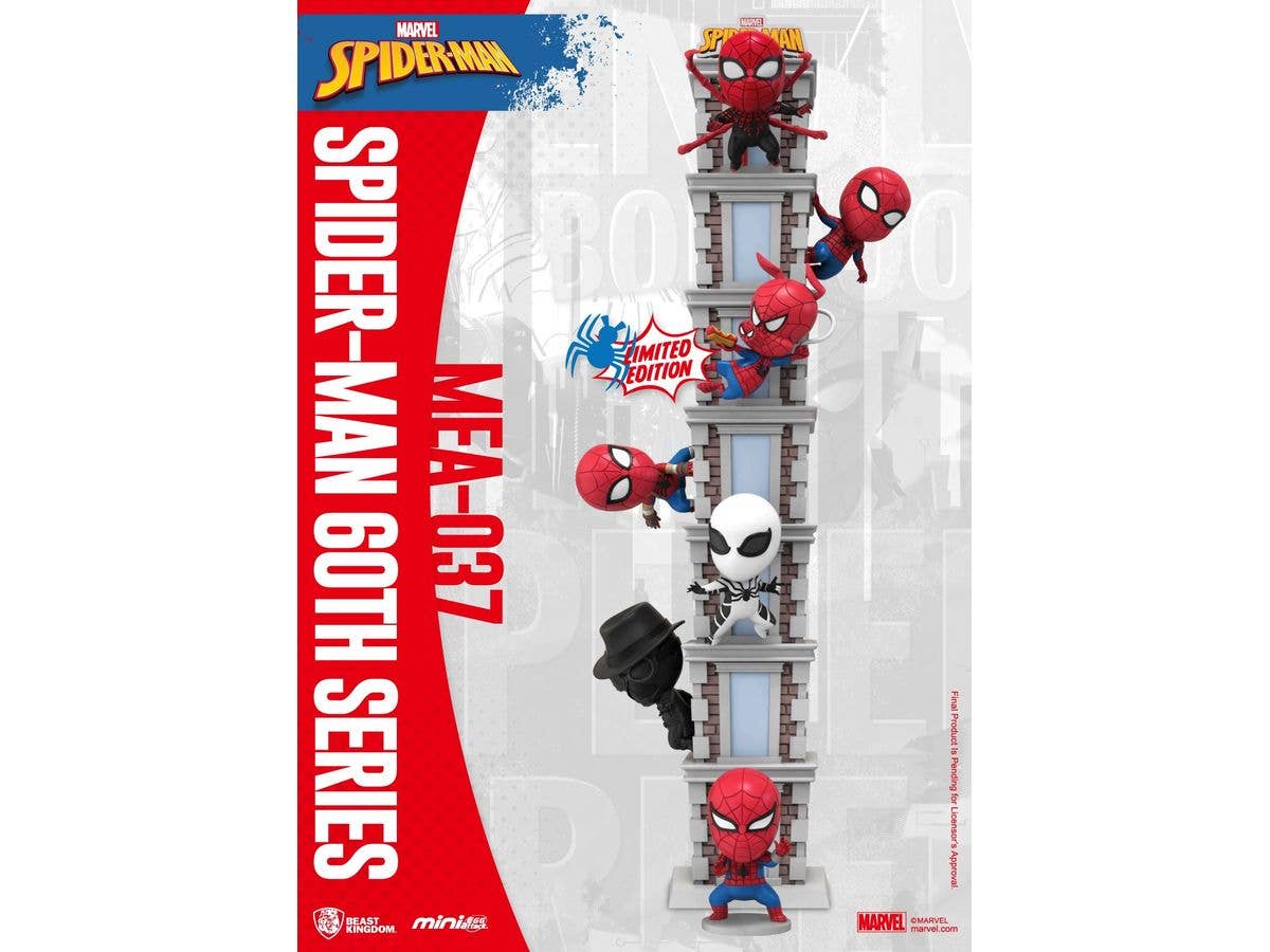 MEA-037 Spider-Man 60th Series Blind Box Set 1Box 6pcs