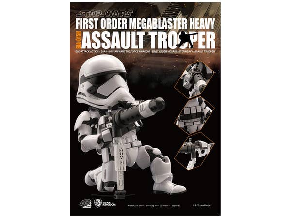Egg Attack Action #018 Star Wars: The Force Awakens First Order Stormtrooper (Megablaster Heavy Assault Ver.)