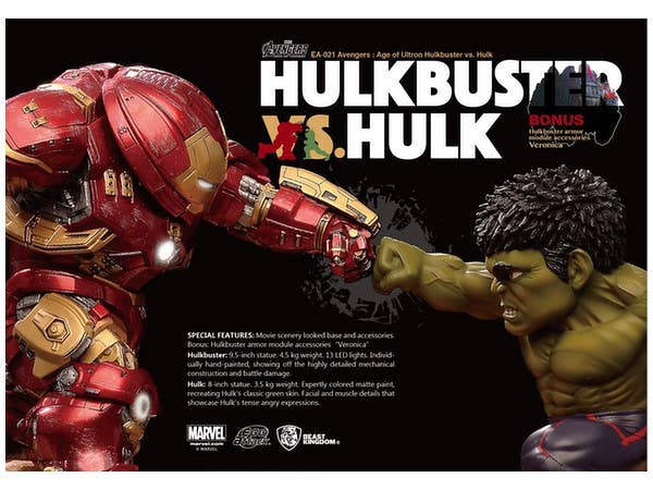 Egg Attack Avengers: Age of Ultron Hulkbuster & Hulk Polystone