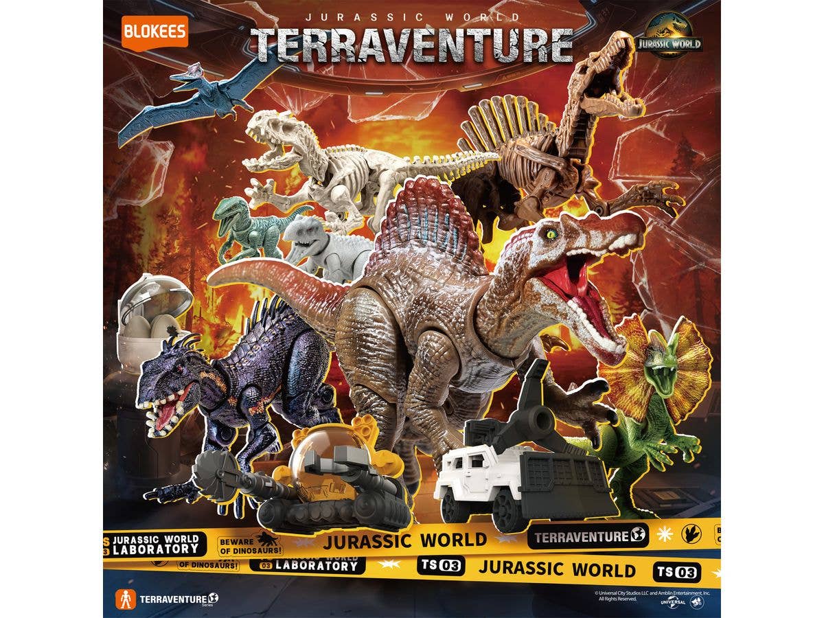 Blokees Jurassic World Terraventure TS03 Plastic Model 1Box 12pcs