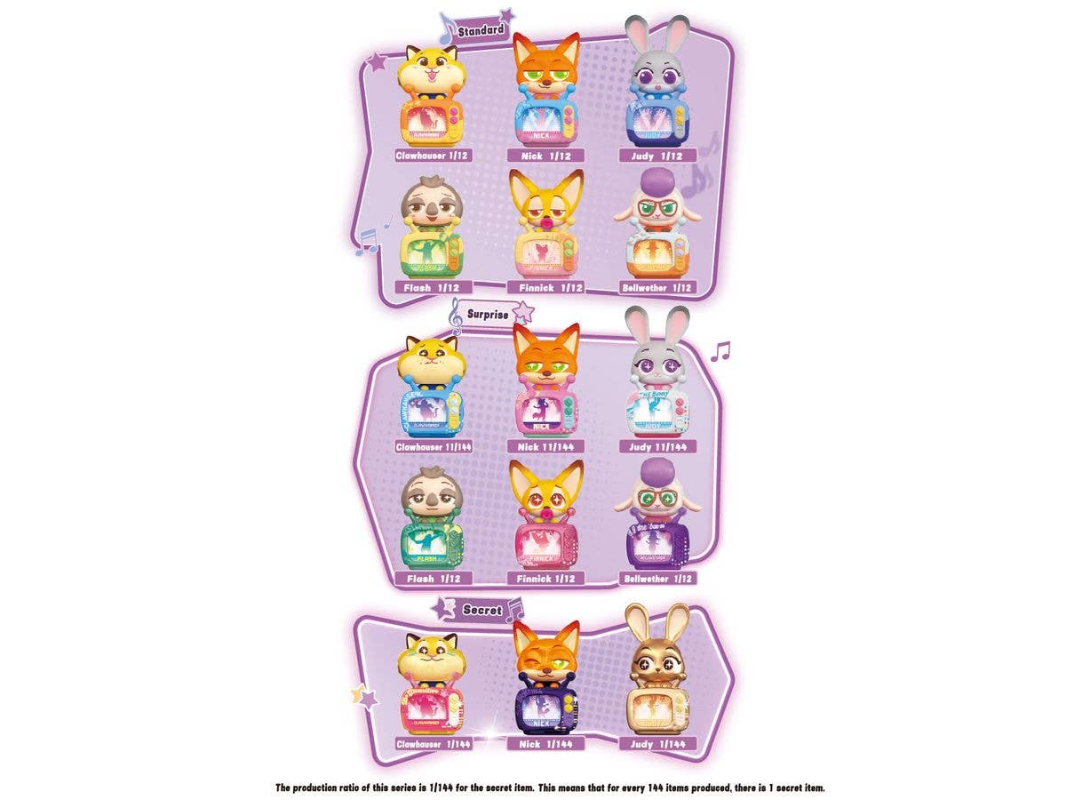 Zootopia -daadoos-Fun01-CuteBuddy Channel 1Box 12pcs