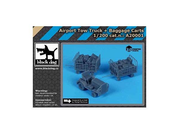 Airport tow truck+baggage carts