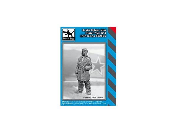 Soviet fighter pilot  winter WW II No.4