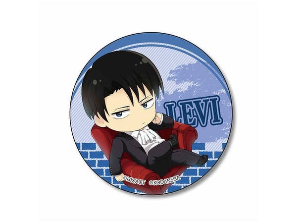 Attack on Titan Season 3: Pukasshu Can Badge Levi Sofa