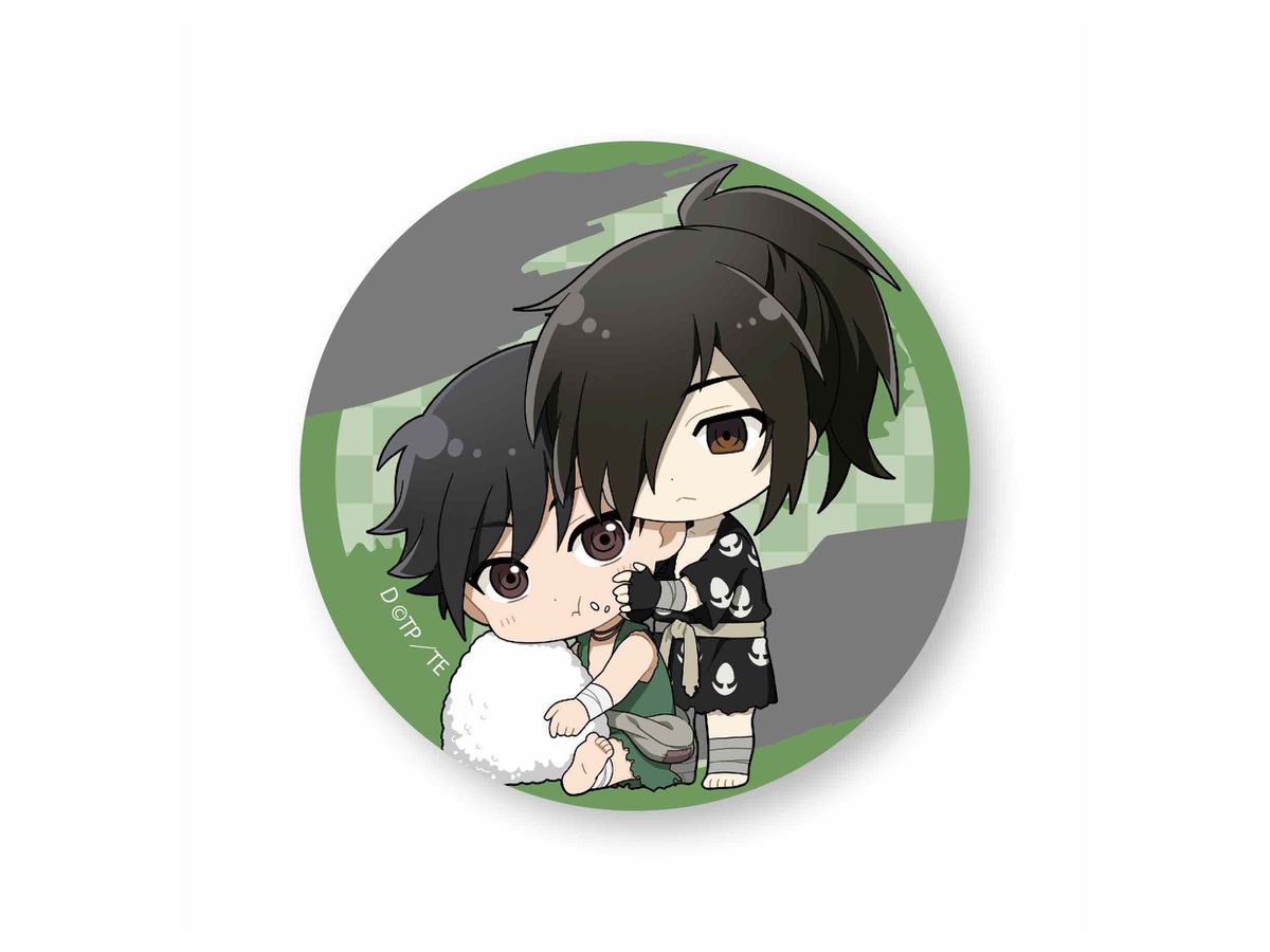 Dororo: Gyugyutto Can Badge: Hyakkimaru & Dororo