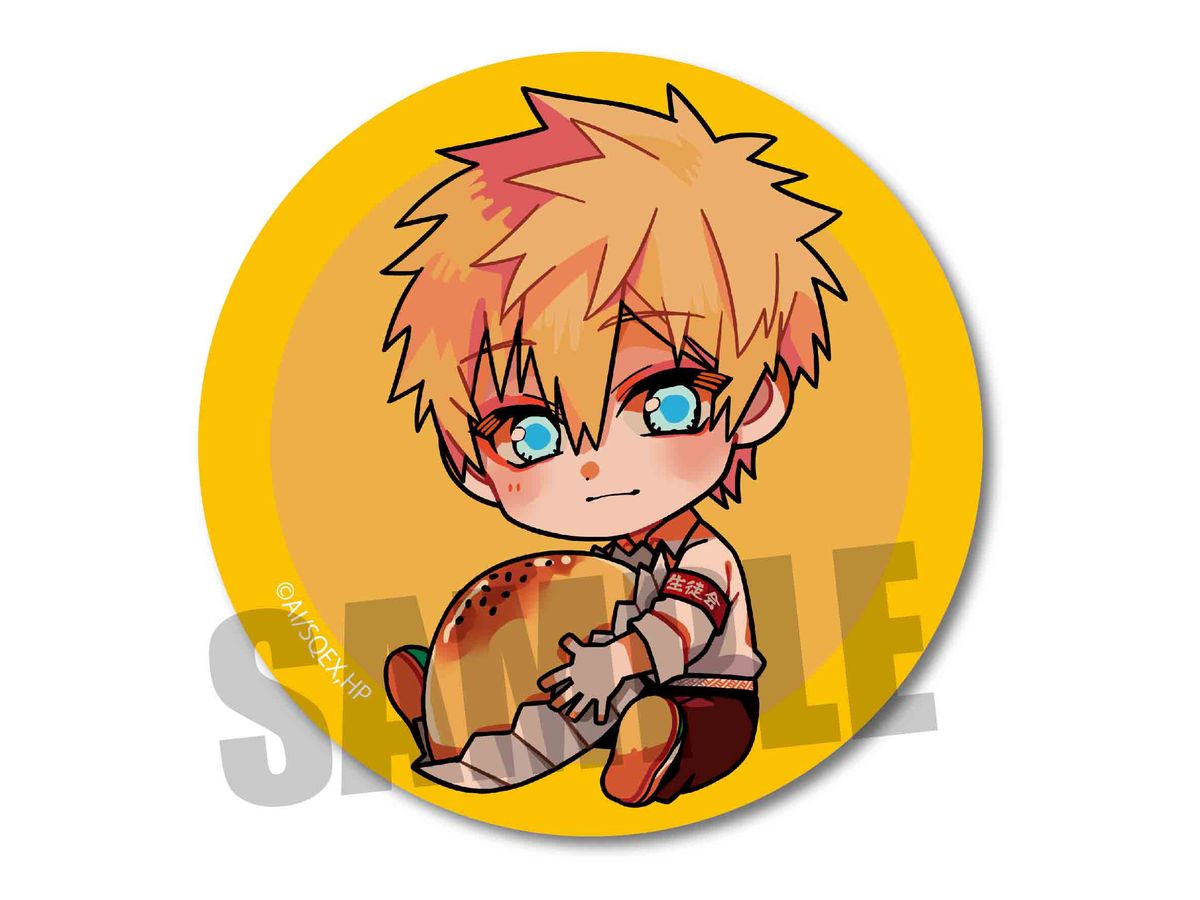 Toilet-Bound Hanako-Kun: Gyugyutto Can Badge Favorite Food Ver. / Minamoto Teru