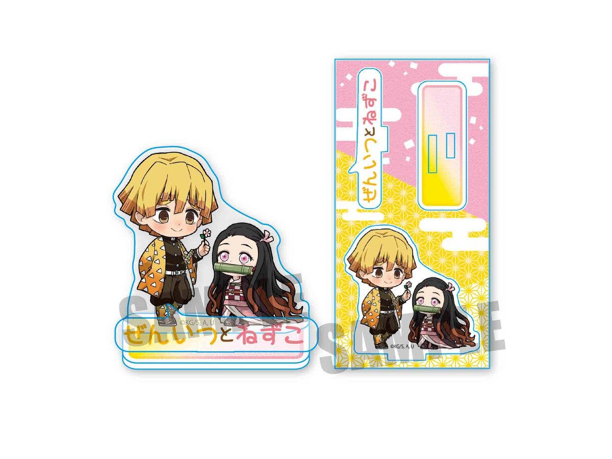 Nezuko to Issho Acrylic Figure Demon Slayer: Kimetsu no Yaiba: Zenitsu & Nezuko