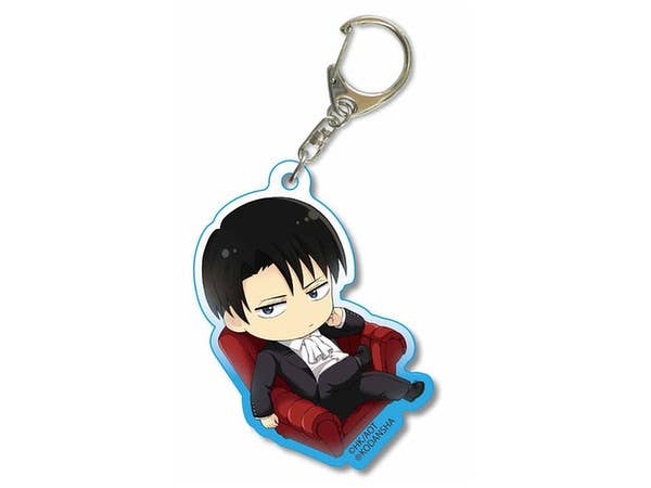 Attack on Titan Season 3: Pukasshu Acrylic Keychain Levi Sofa
