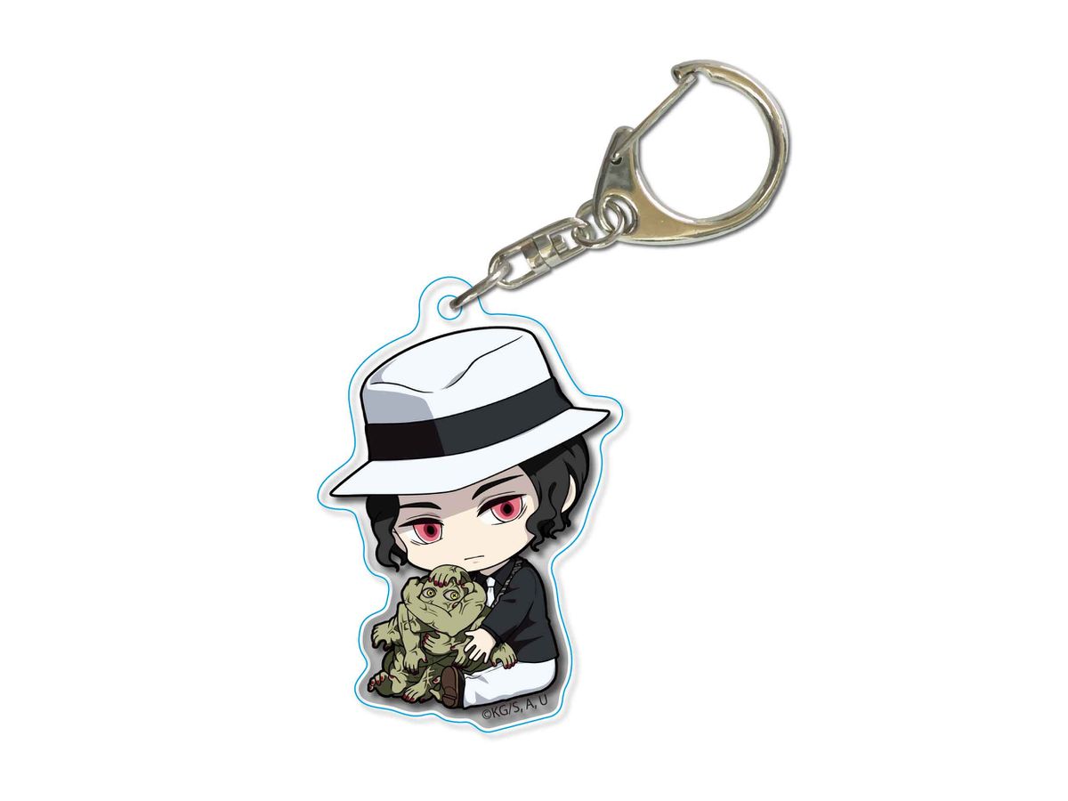 Gyugyutto Acrylic Keychain Demon Slayer: Kimetsu no Yaiba: Muzan Kibutsuji