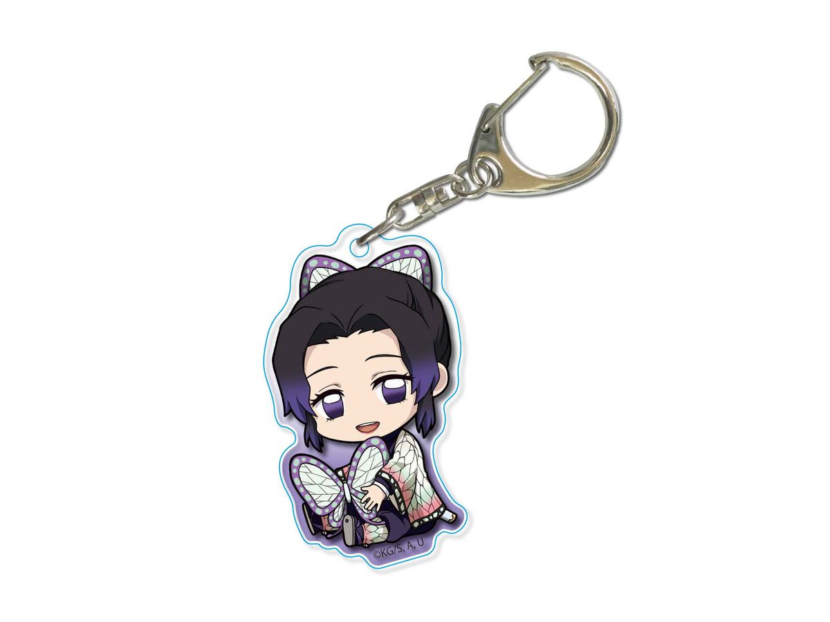 Gyugyutto Acrylic Keychain Demon Slayer: Kimetsu no Yaiba: Shinobu Kocho