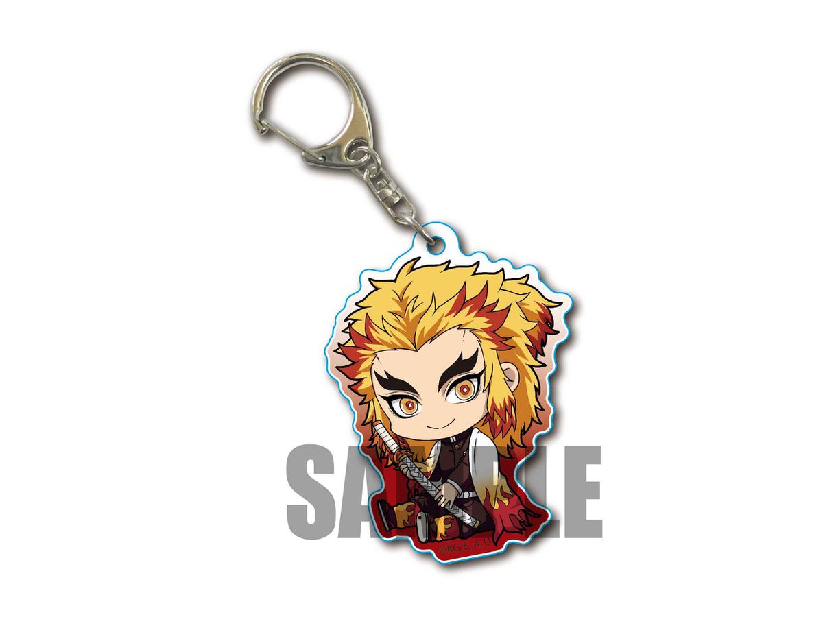 Gyugyutto Acrylic Keychain Vol.2 Demon Slayer: Kimetsu no Yaiba: Kyojuro Rengoku