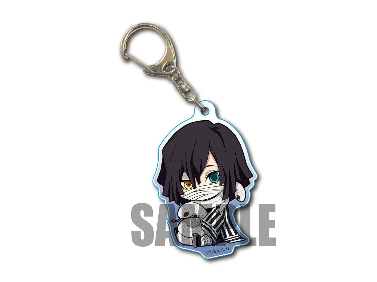 Gyugyutto Acrylic Keychain Vol.2 Demon Slayer: Kimetsu no Yaiba: Obanai Iguro