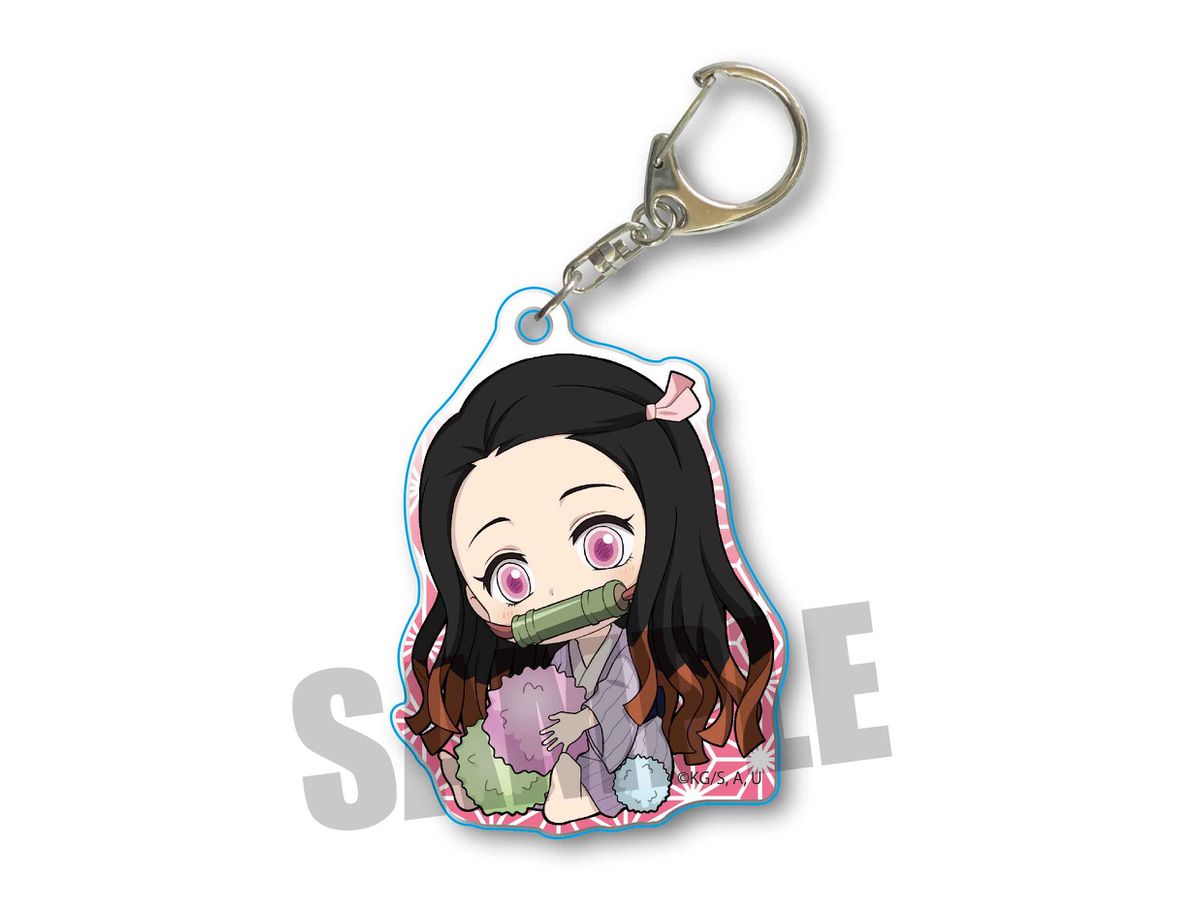 Gyugyutto Acrylic Keychain Vol.3 Demon Slayer: Kimetsu no Yaiba: Nezuko Kamado (Konpeito)