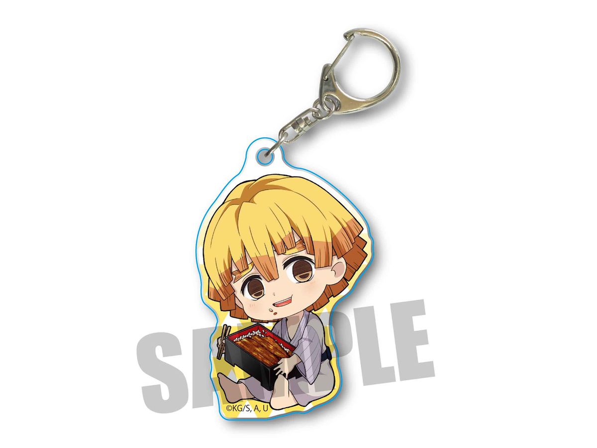 Gyugyutto Acrylic Keychain Vol.3 Demon Slayer: Kimetsu no Yaiba: Zenitsu Agatsuma (Unaju)