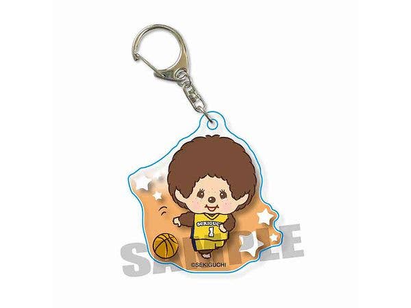 Monchhichi Sports: Acrylic Keychain Basketball