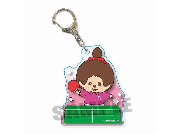 Monchhichi Sports: Acrylic Keychain Table Tennis