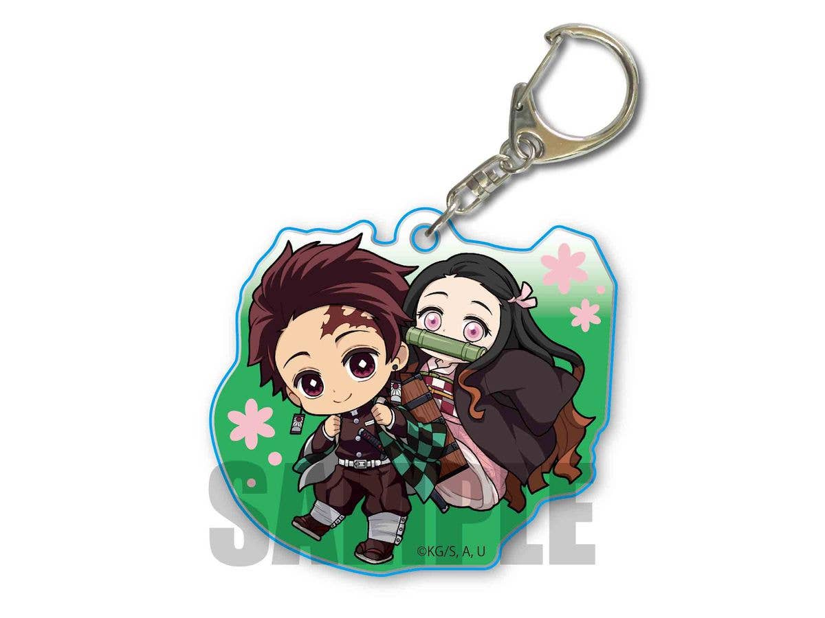 Nezuko to Issho Acrylic Keychain Demon Slayer: Kimetsu no Yaiba: Tanjiro & Nezuko
