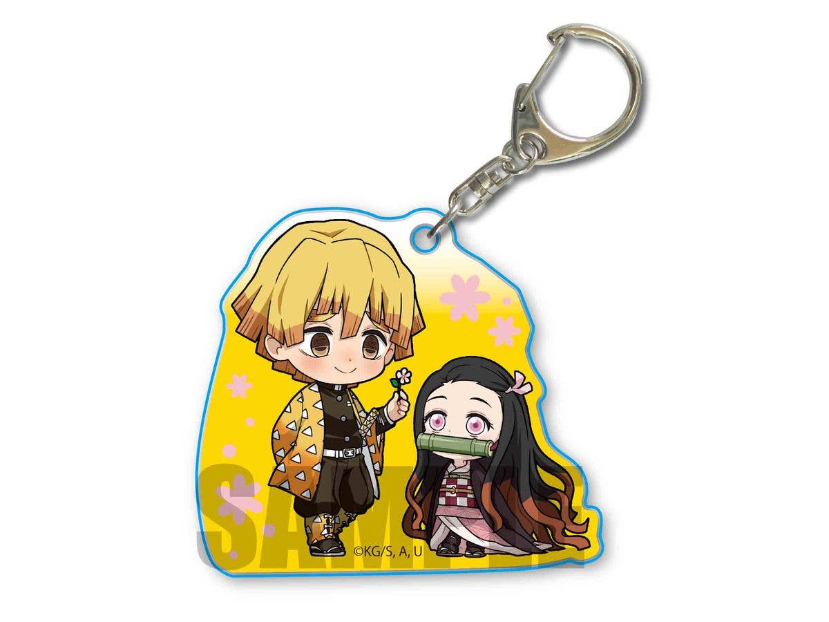 Nezuko to Issho Acrylic Keychain Demon Slayer: Kimetsu no Yaiba: Zenitsu & Nezuko