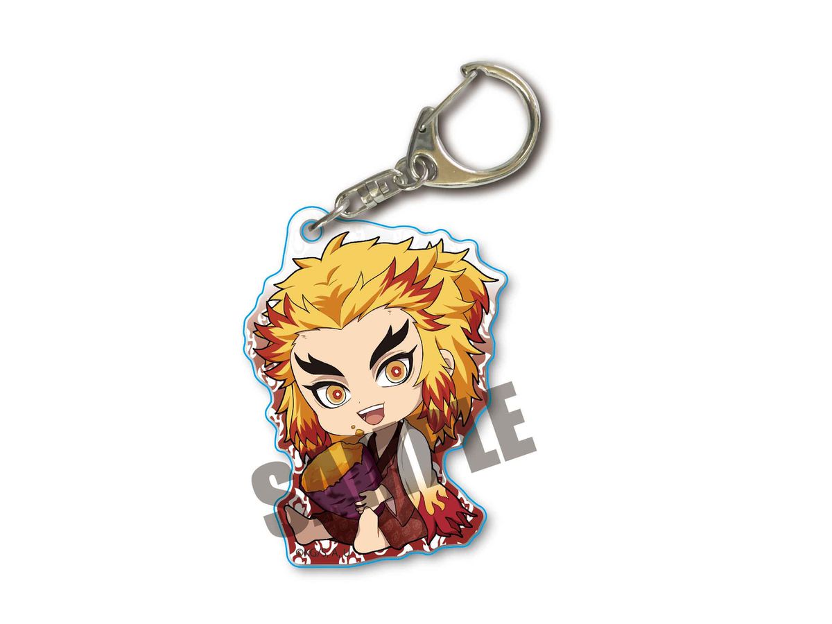 Gyugyutto Acrylic Keychain Vol.4 Demon Slayer: Kimetsu no Yaiba: Kyojuro Rengoku (Sweet Potato)