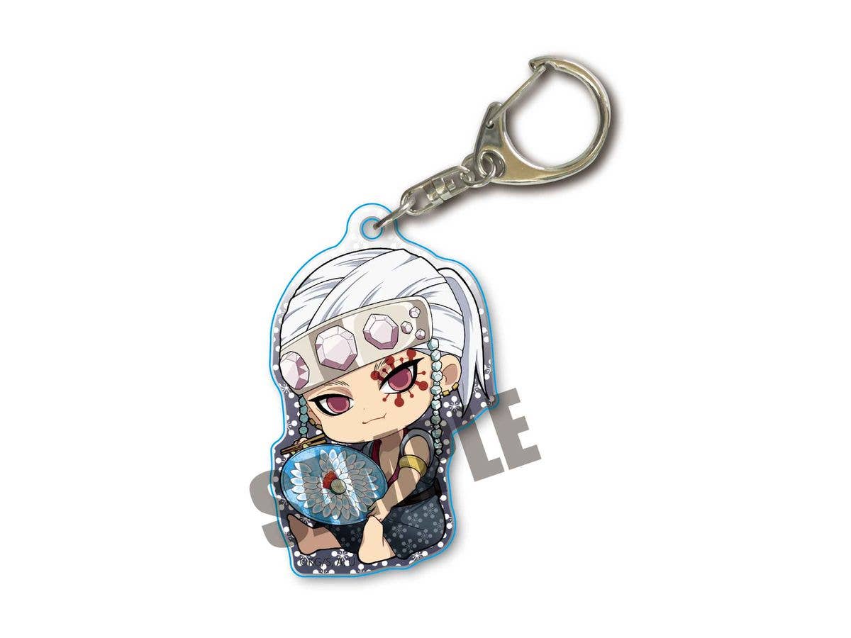 Gyugyutto Acrylic Keychain Vol.4 Demon Slayer: Kimetsu no Yaiba: Tengen Uzui (Blowfish Sashimi)