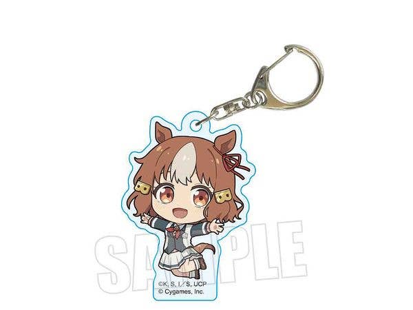 Anime Uma Musume Cinderella Gray: Pukasshu Acrylic Keychain Berno Light