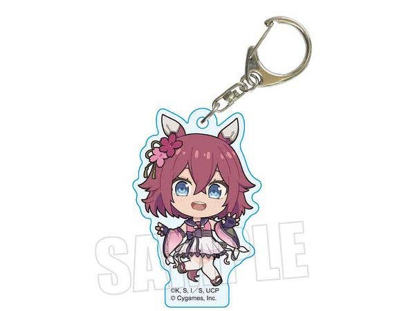 Anime Uma Musume Cinderella Gray: Pukasshu Acrylic Keychain Sakura Chiyonooh