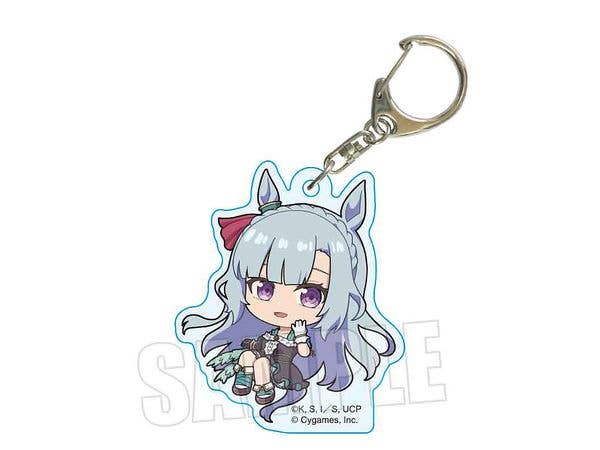 Anime Uma Musume Cinderella Gray: Pukasshu Acrylic Keychain Mejiro Ardan