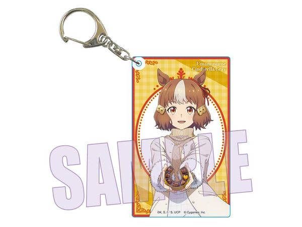 Anime Uma Musume Cinderella Gray: Slightly Large Acrylic Keychain - Bernolite (Chocolate)