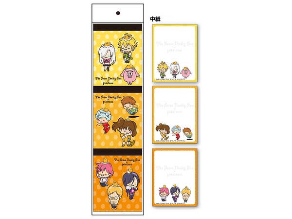 The Seven Deadly Sins x Gudetama: 3P Memo Pad /A