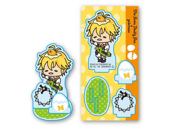 The Seven Deadly Sins x Gudetama: Acrylic Figure /Meliodas x Gudetama