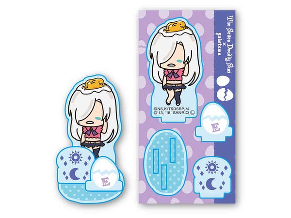 The Seven Deadly Sins x Gudetama: Acrylic Figure /Elizabeth x Gudetama