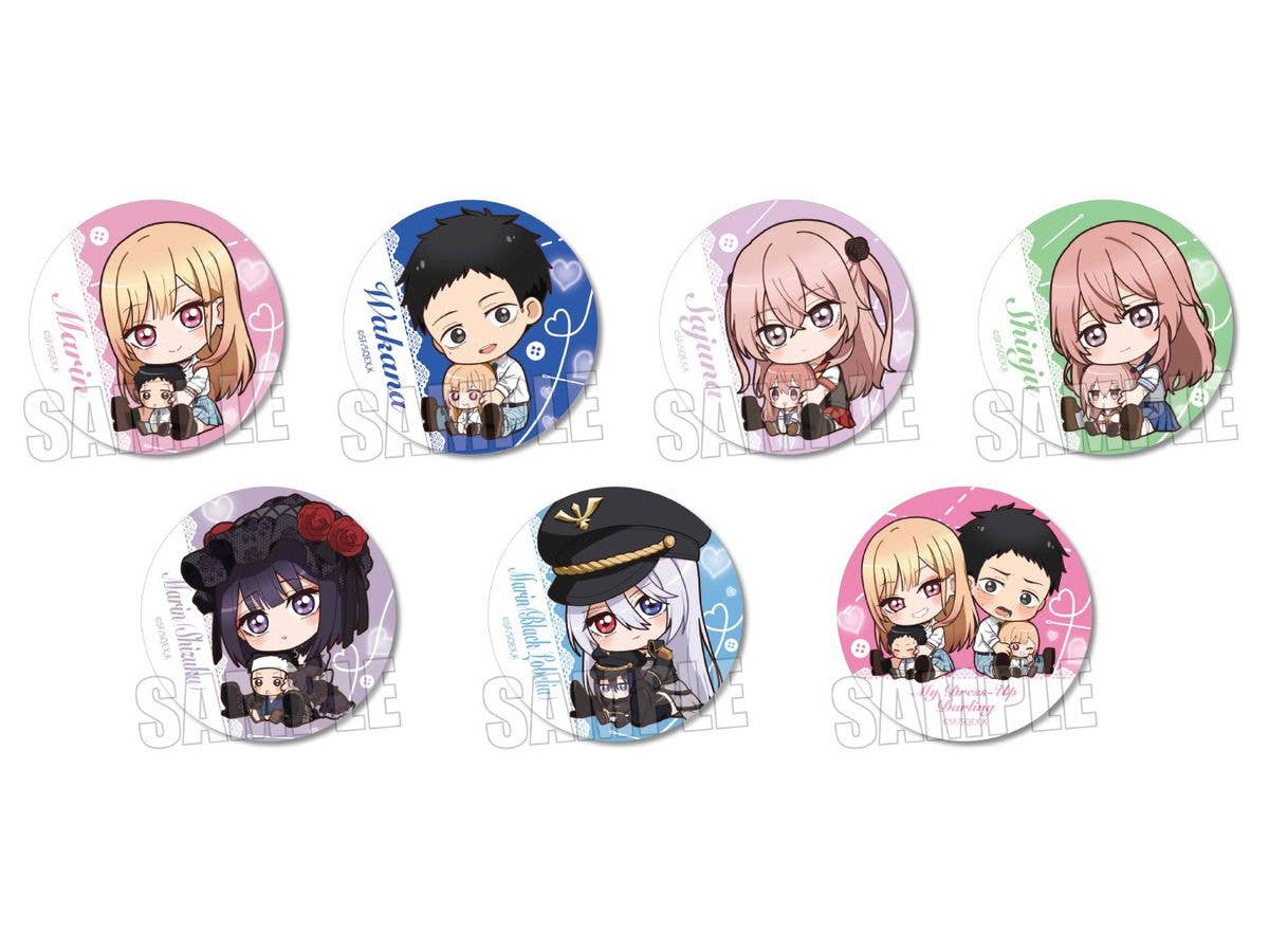 My Dress-Up Darling: Trading Can Badge Gyugyutto 1Box (7pcs)