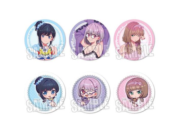 GRIDMAN UNIVERSE: Trading Can Badge / Relax ver. 1Box 6pcs