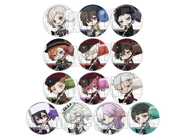 Bungo Stray Dogs: Trading Can Badge / Gyugyutto Candy ver.: 1Box (13pcs)