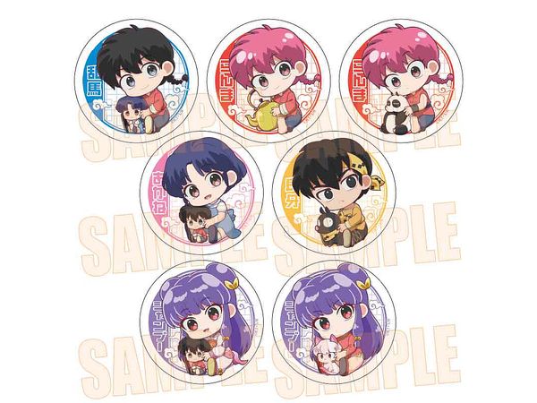 Ranma 1/2: Trading Badges Gyugyutto 1Box 7Pcs