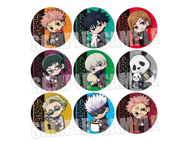 Jujutsu Kaisen: Trading Badges Gyugyutto 1Box 9Pcs