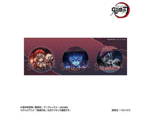 Demon Slayer: Kimetsu no Yaiba anime: Akaza can badge set