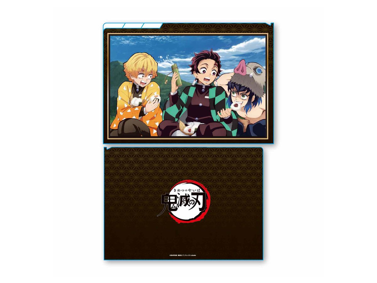 Clear File 3 Pocket Demon Slayer: Kimetsu no Yaiba: Tanjiro & Zenitsu & Inosuke