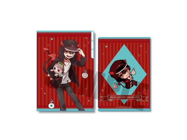 Toilet-Bound Hanako-Kun: Clear File 3 Pocket Little Devil Hoodie / Hanako-Kun (Angel Nene-Chan Plush)