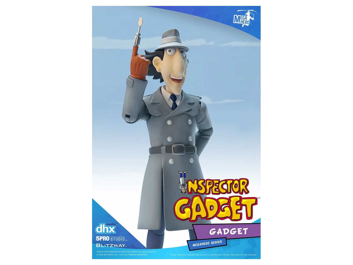 Mega Hero Series: Inspector Gadget: Inspector Gadget Action Figure