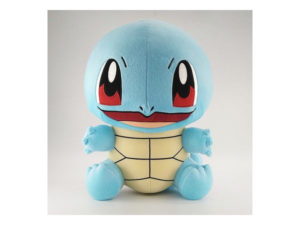 Pokemon Big Roll and Round Stuffed Animal Shake the Tail Squirtle
