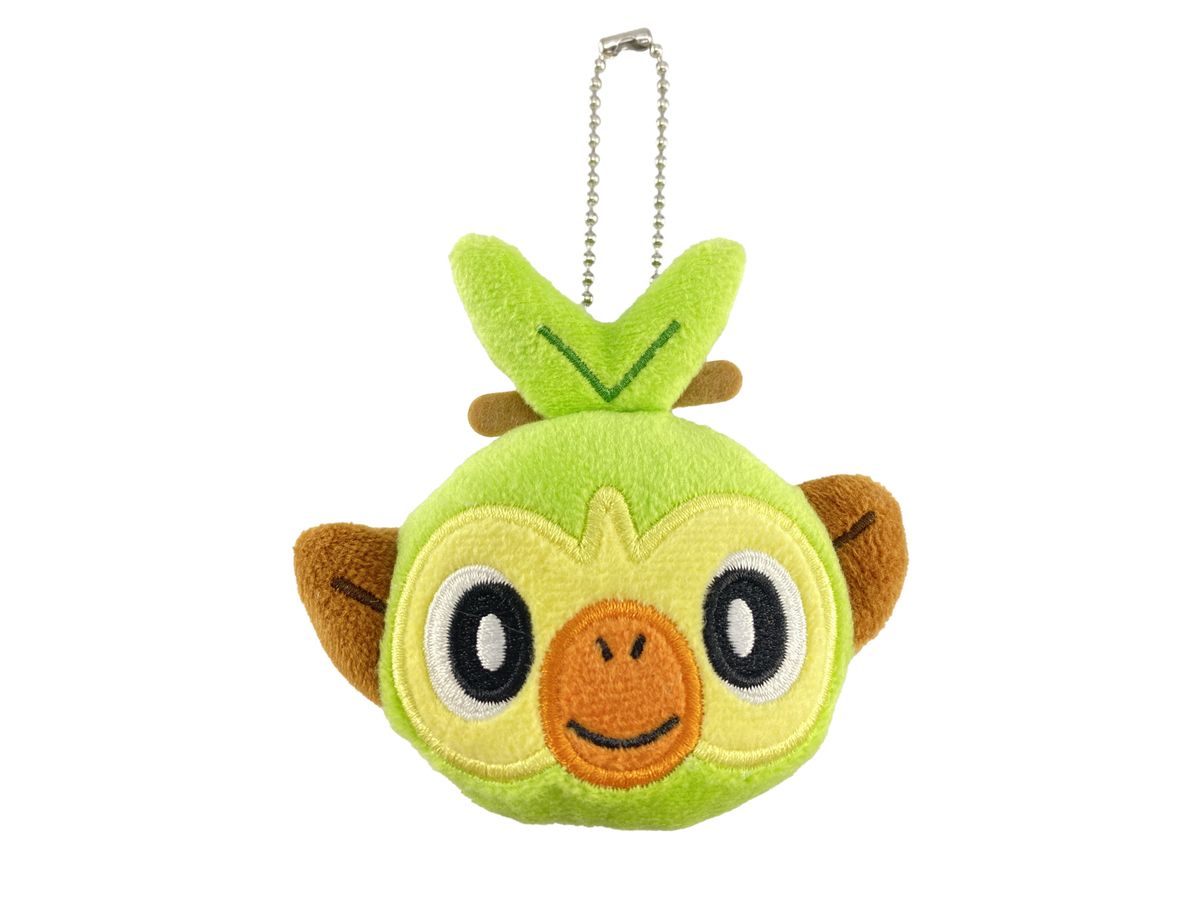 Pokemon Face Plush Toy with Ball Chain Vol.1 Grookey