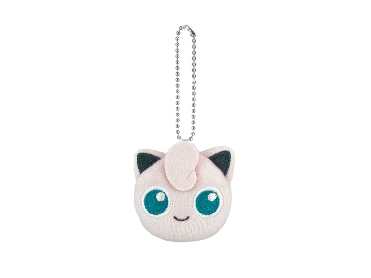 Pokemon face plush toy with ball chain vol.3 Jigglypuff A