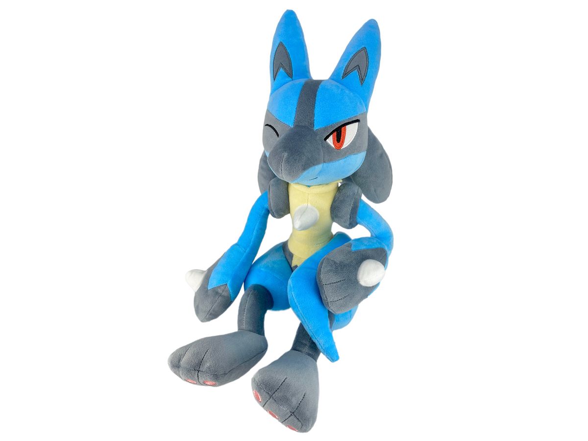 Pokemon Fluffy Look at the Tail Plush Toy B Lucario